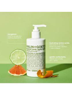 MALIN + GOETZ Bergamot Hand & Body Wash - view 2, 