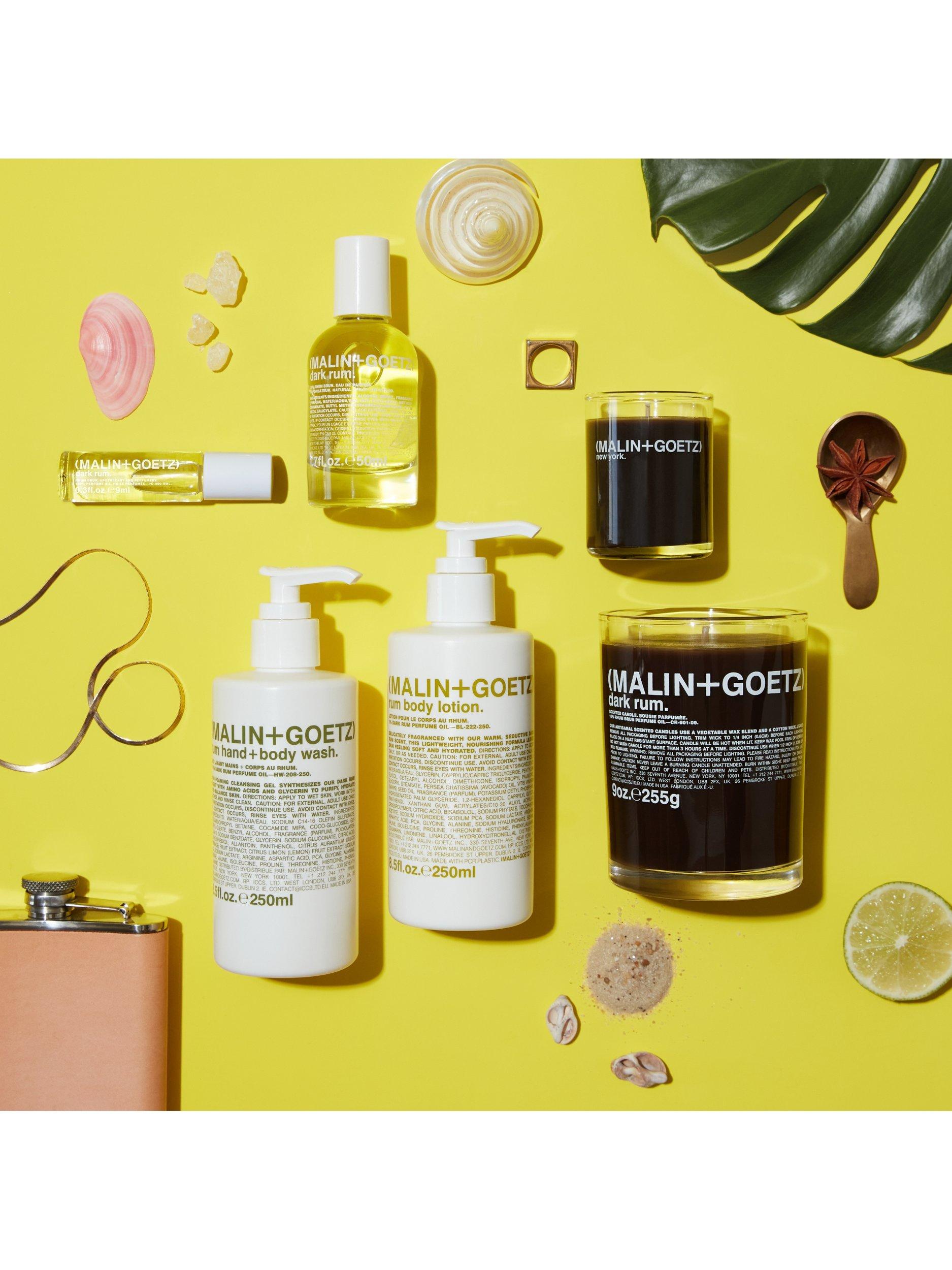 Product image 3 of 4, which shows MALIN + GOETZ Rum Hand & Body Wash, 250ml