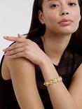 Ted Baker Darell Daisy Pearl Bangle Bracelet, Gold