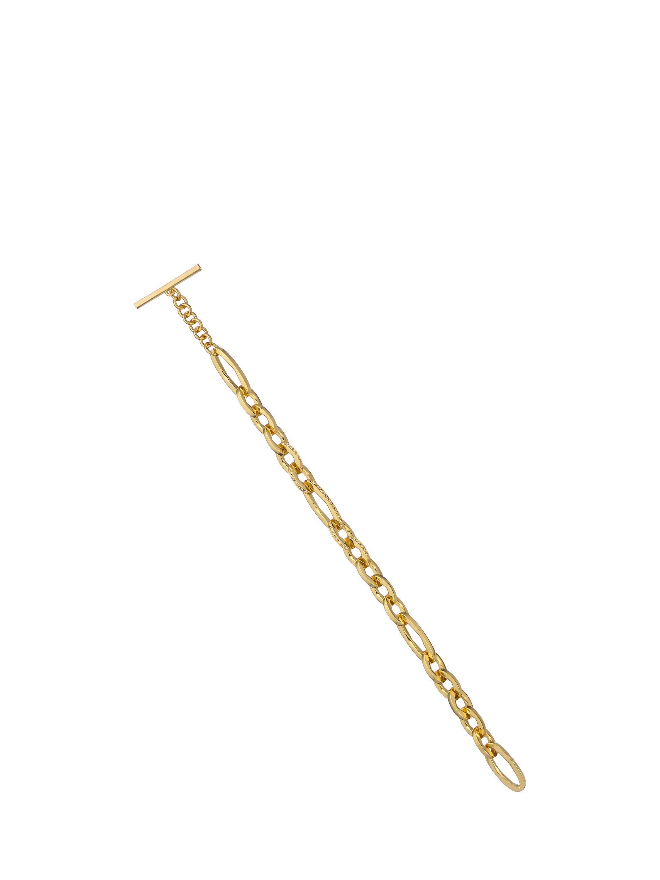 Product image 4 of 6, which shows Ted Baker Shianne Crystal Shimmer Chain Bracelet, Gold