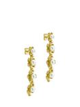 Ted Baker Darlena Daisy Pearl Statement Drop Earrings, Gold