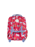 Frugi Kids' Explorers Unicorn Print Backpack, Rose