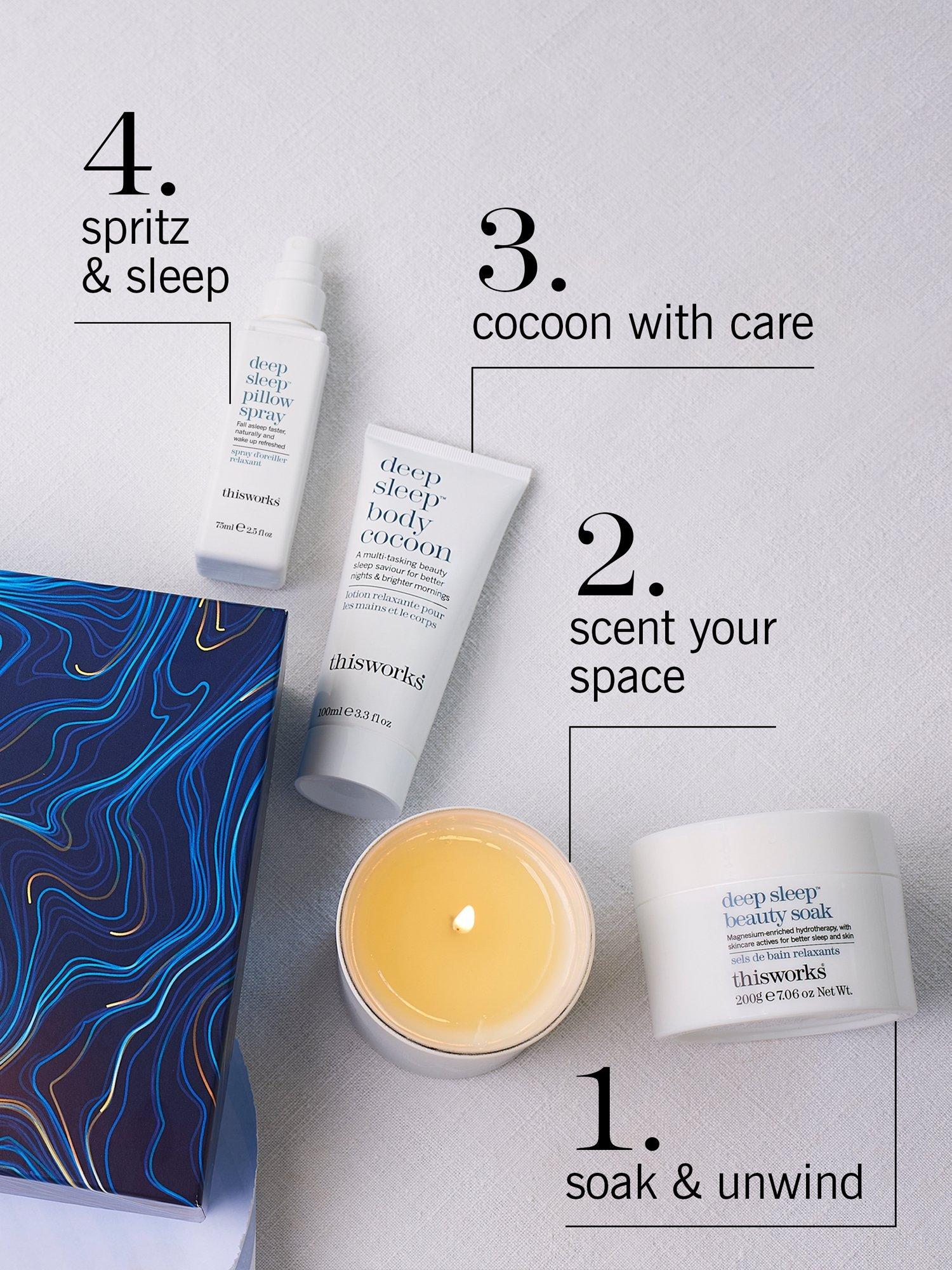 Product image 4 of 6, which shows This Works With Sleep Comes Beauty Bodycare Gift Set