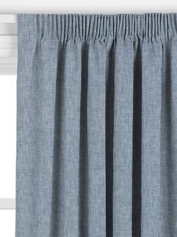 John Lewis Cotton Blend Made to Measure Curtains or Roman Blind, Thistle - view 2, Thistle