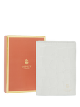 OSPREY LONDON Wentworth Croc Leather Passport Cover, Cloud