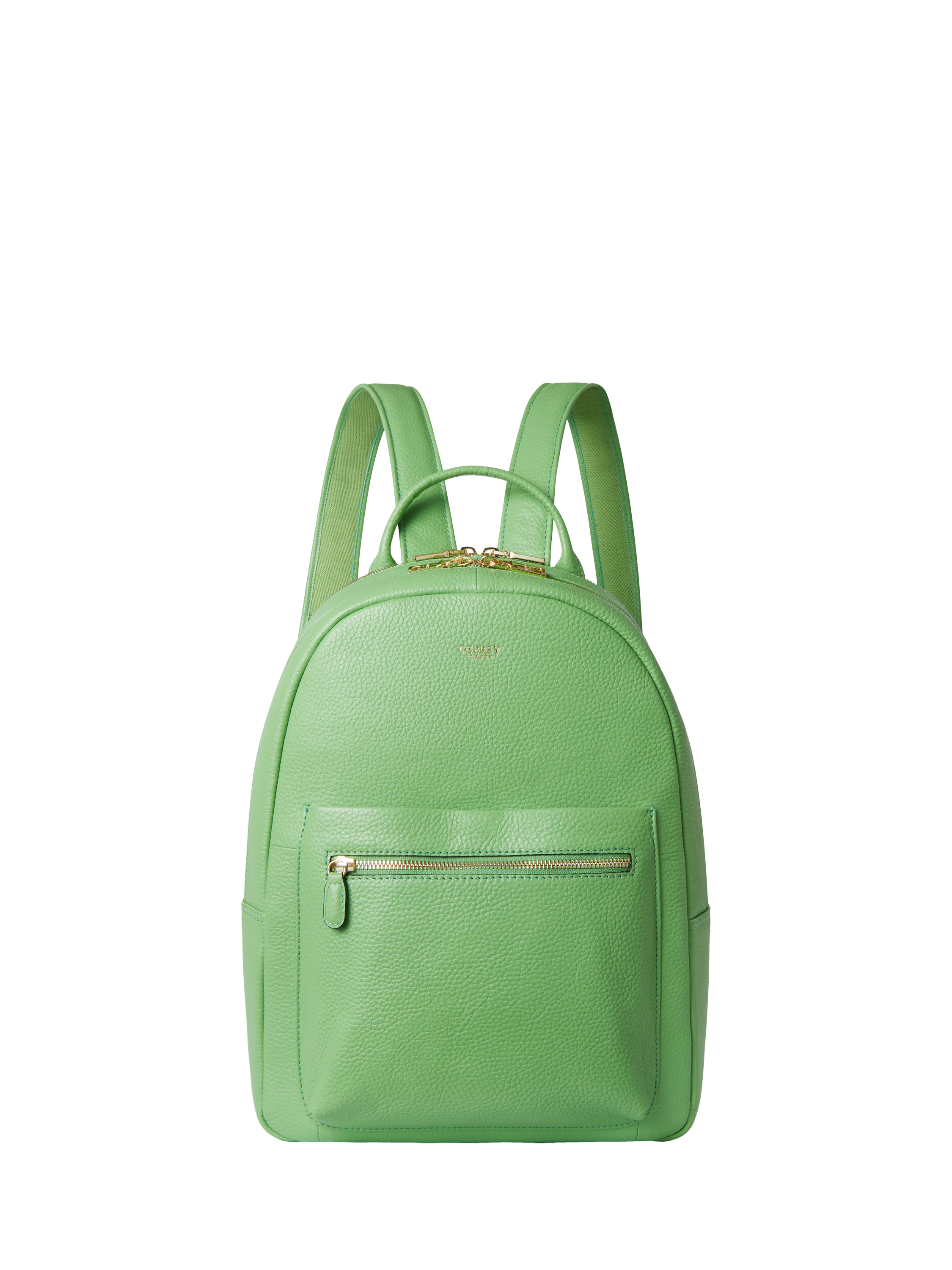 Product image 1 of 6, which shows OSPREY LONDON Adaline Leather Backpack, Apple