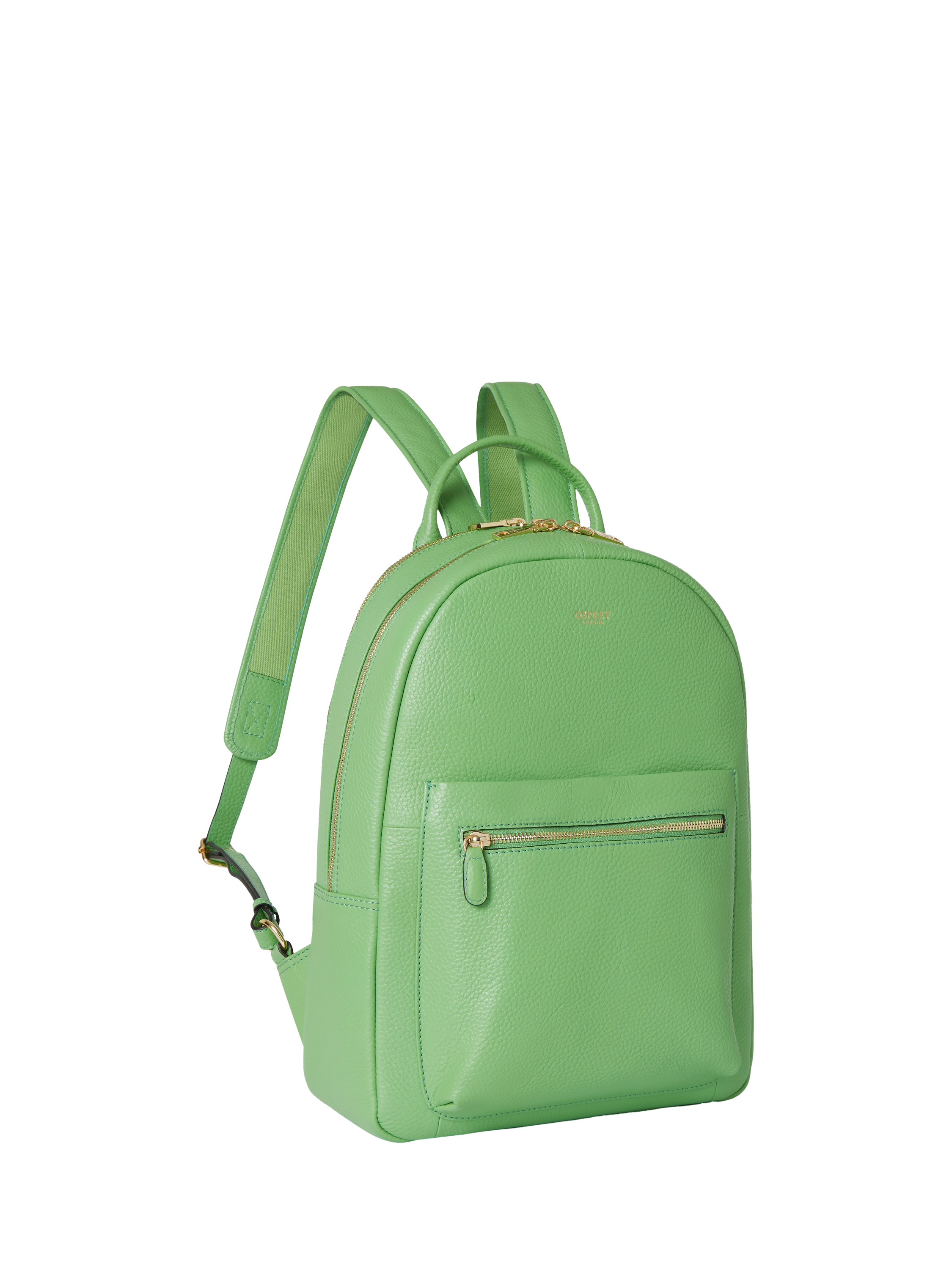 Product image 3 of 6, which shows OSPREY LONDON Adaline Leather Backpack, Apple