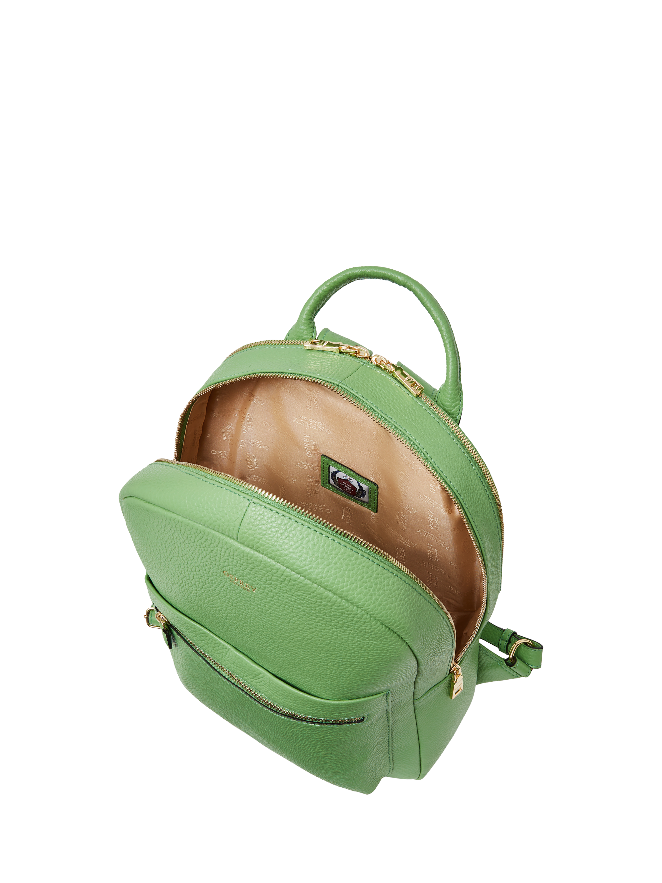Product image 5 of 6, which shows OSPREY LONDON Adaline Leather Backpack, Apple