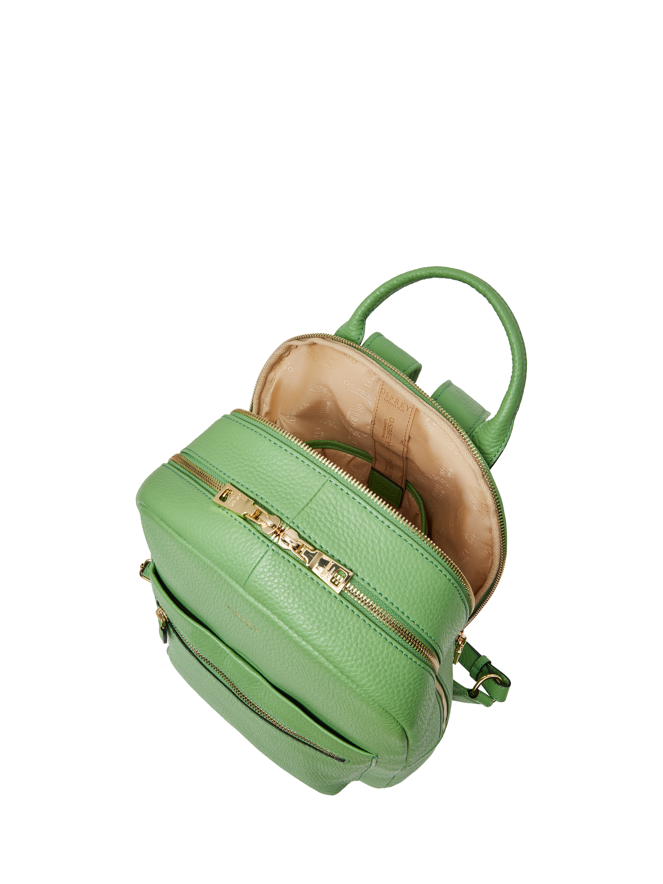 Product image 6 of 6, which shows OSPREY LONDON Adaline Leather Backpack, Apple
