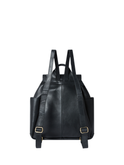 OSPREY LONDON Monterrey Leather Backpack - view 2, Black