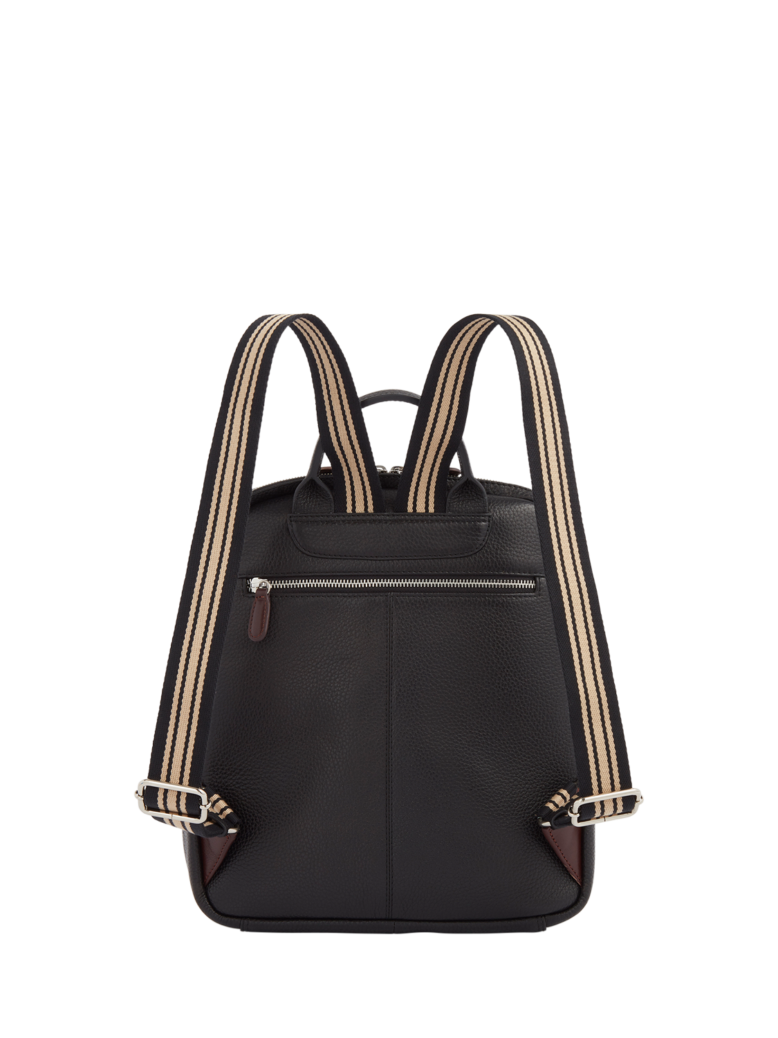 Product image 2 of 5, which shows OSPREY LONDON Chiswick Leather Backpack, Black