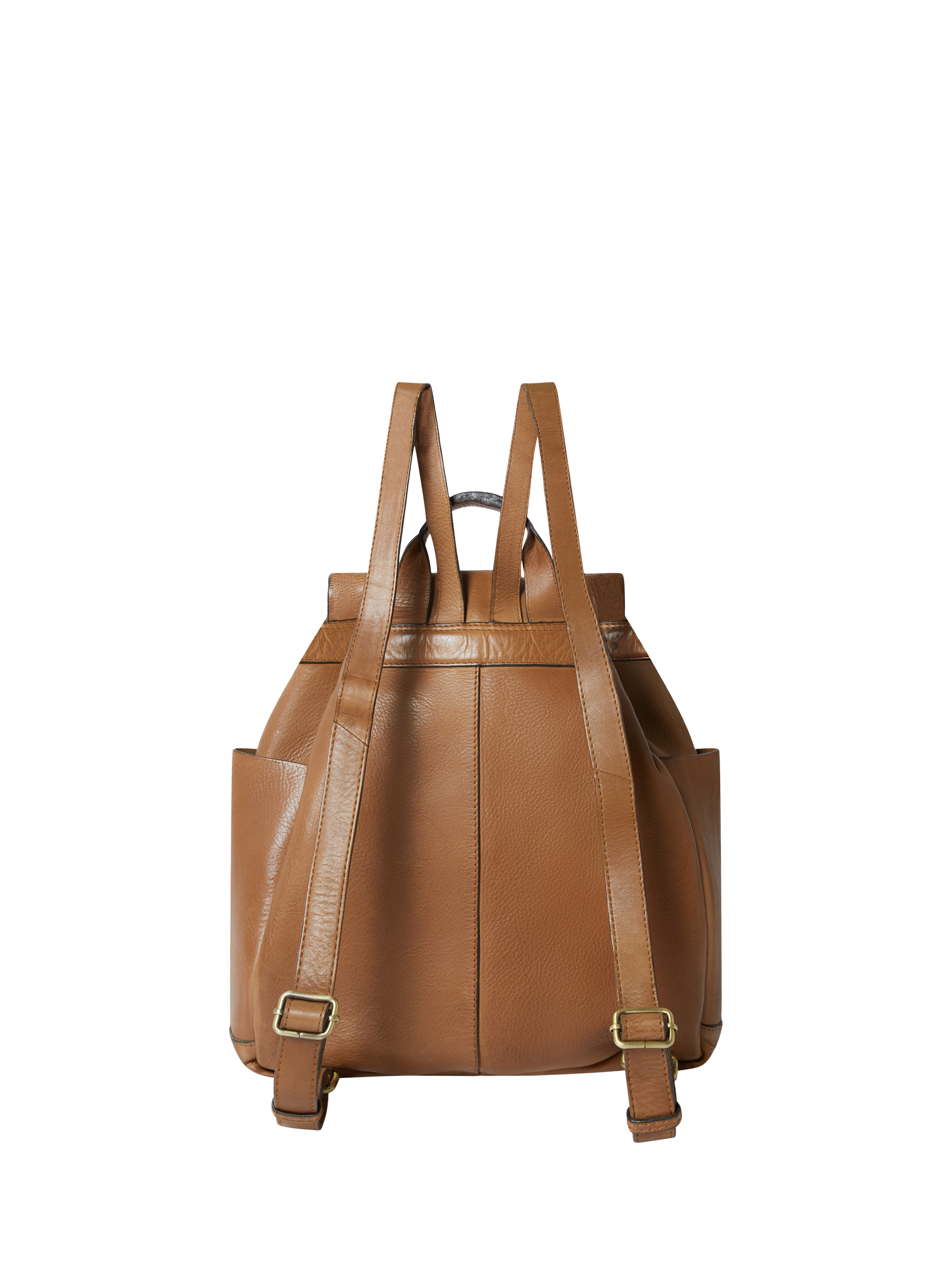 Product image 2 of 5, which shows OSPREY LONDON Monterrey Leather Backpack, Tan