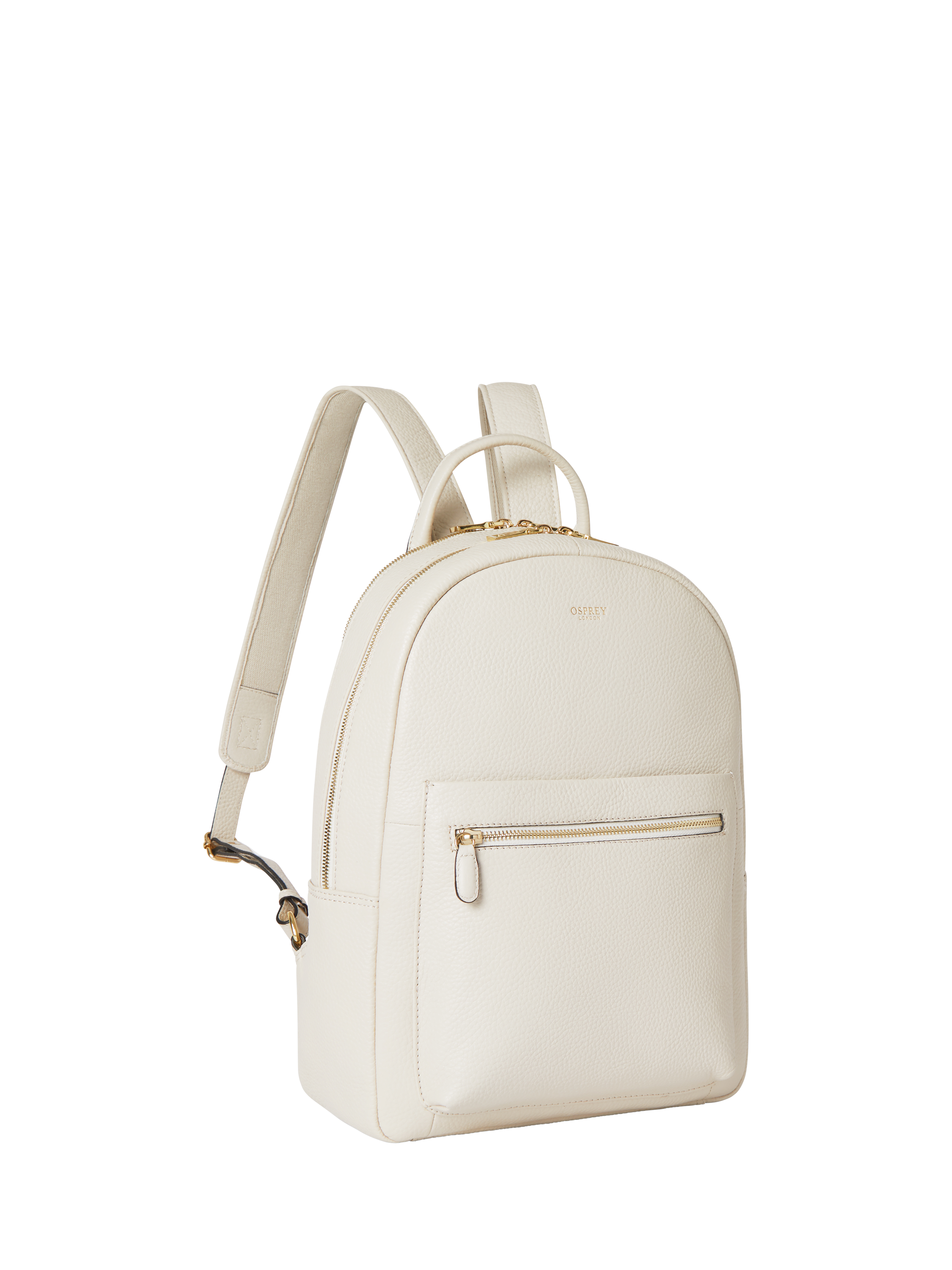 Product image 3 of 6, which shows OSPREY LONDON Adaline Leather Backpack, Dove