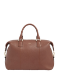 OSPREY LONDON Adaline Leather Weekender Bag, Tan