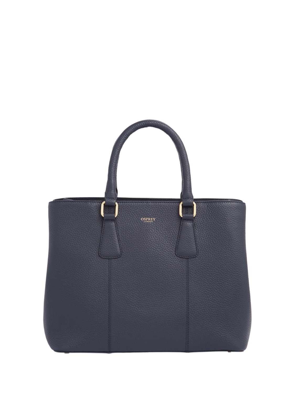 Product image 2 of 6, which shows OSPREY LONDON Adaline Leather Workbag, Navy