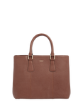 OSPREY LONDON Adaline Leather Workbag, Tan