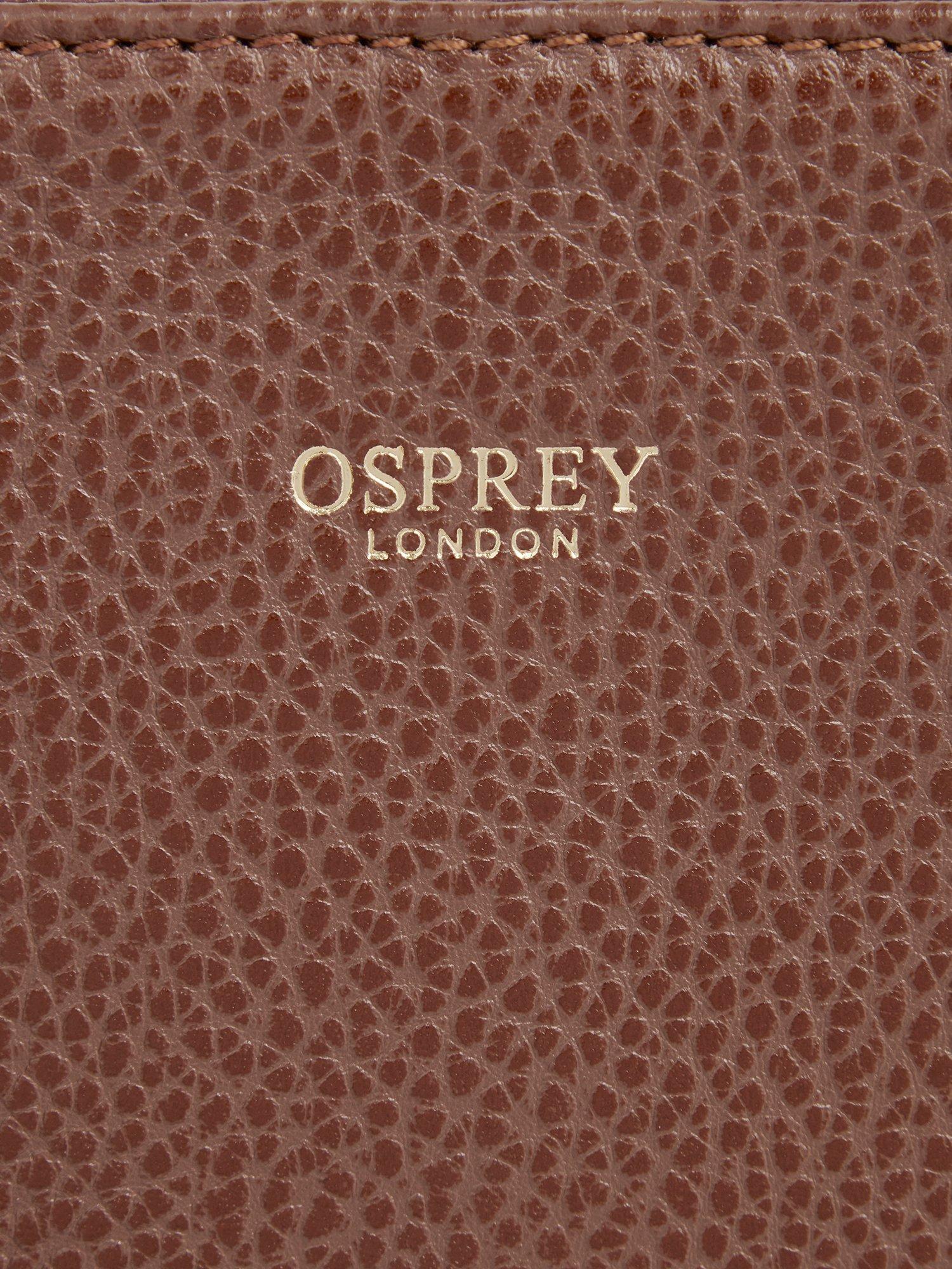Product image 5 of 6, which shows OSPREY LONDON Adaline Leather Workbag, Tan