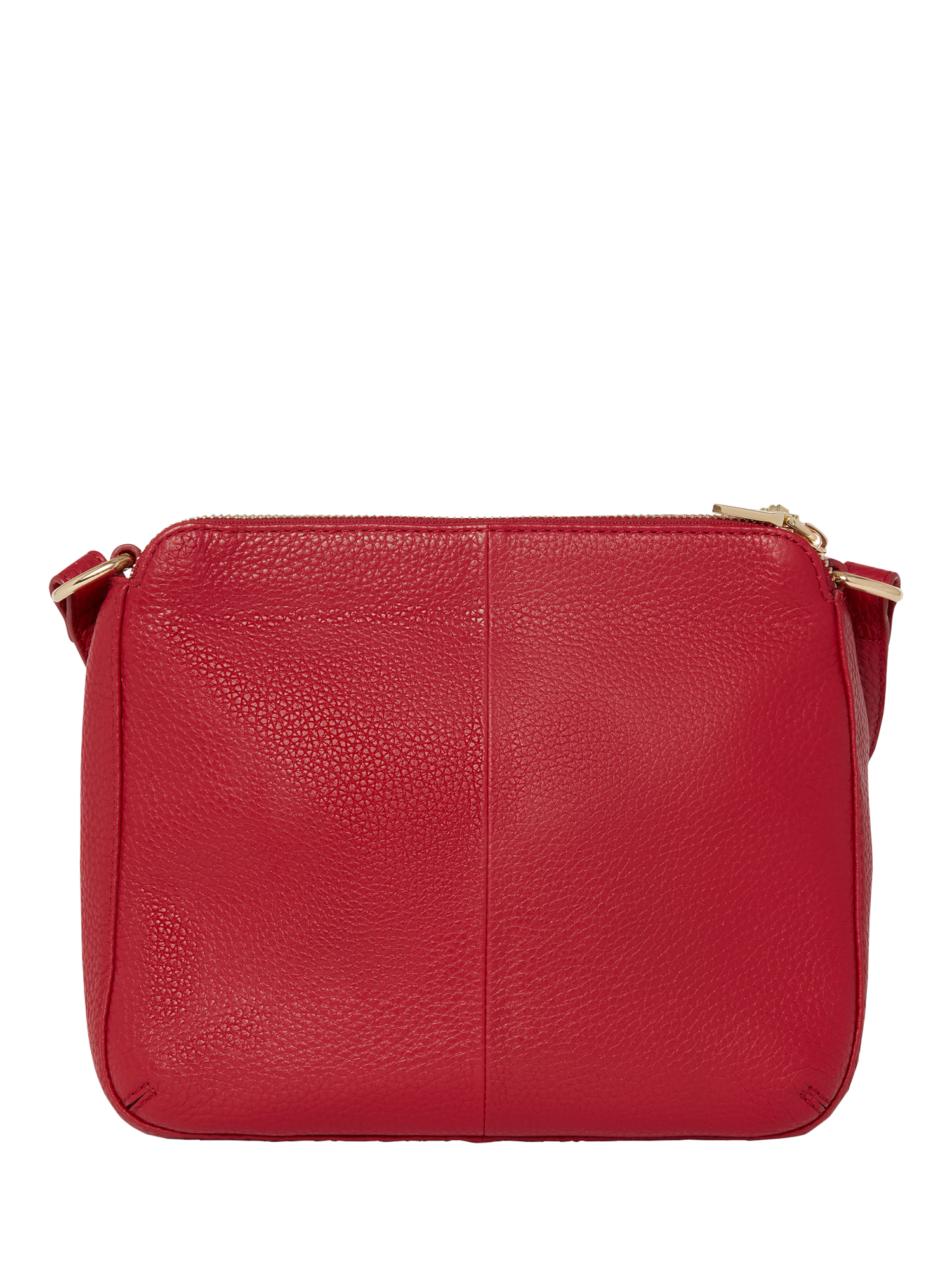 Product image 2 of 5, which shows OSPREY LONDON Buckley Leather Crossbody Bag, Cardinal