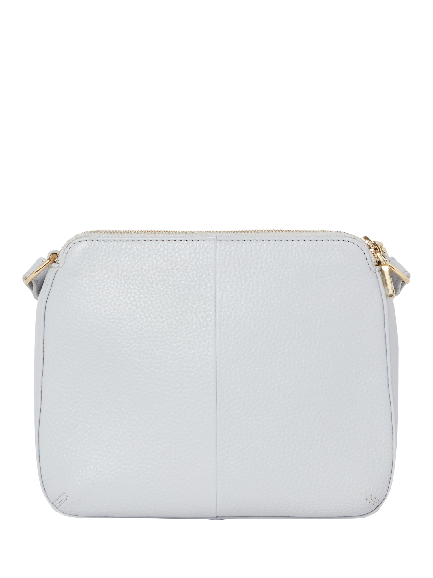 Product image 2 of 5, which shows OSPREY LONDON Buckley Leather Crossbody Bag, Mist