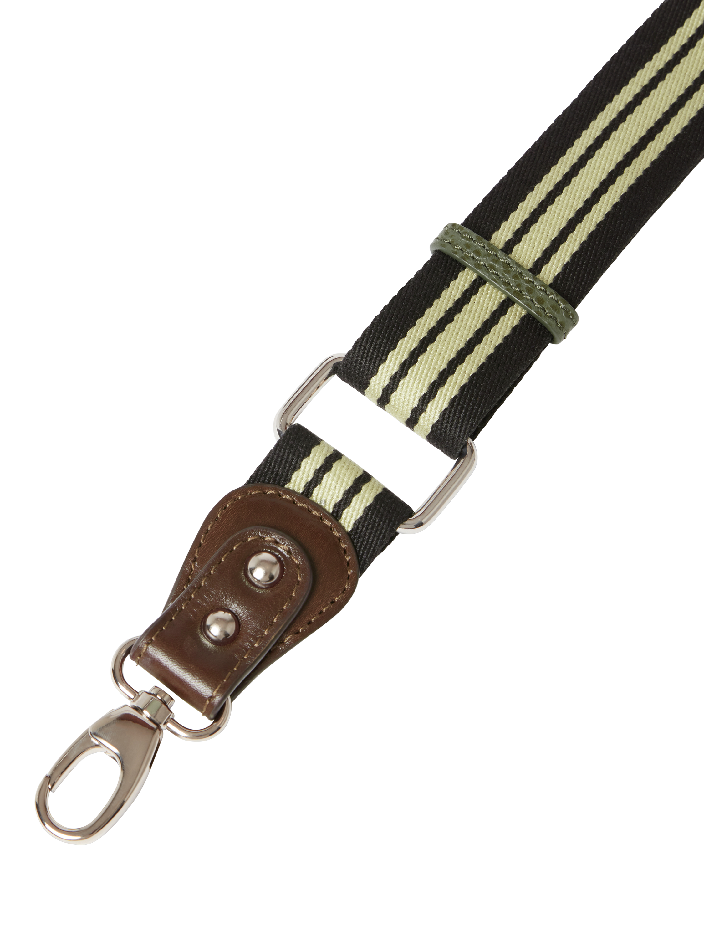 Product image 4 of 5, which shows OSPREY LONDON Chiswick Leather Convertible Multiway Bag, Khaki