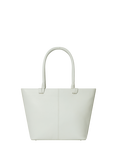 OSPREY LONDON Collier Leather Zip Top Tote Bag, Natural