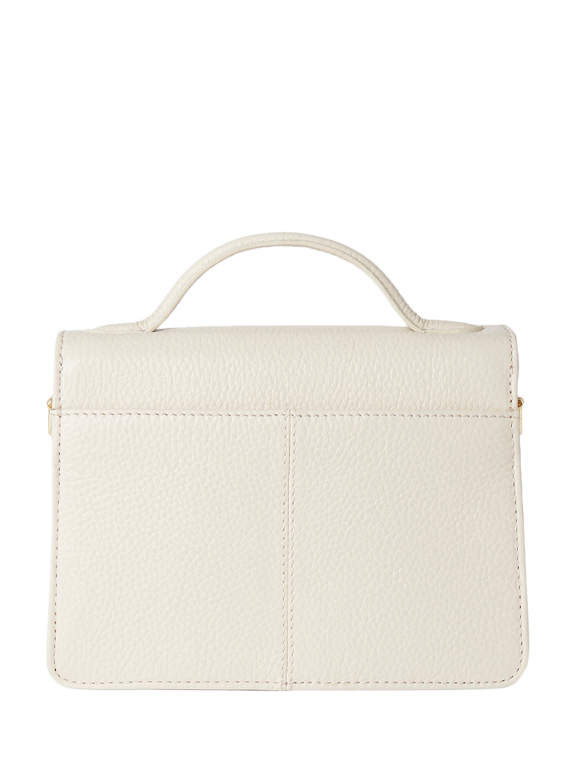 Product image 3 of 7, which shows OSPREY LONDON Harper Mini Leather Grab Bag, Dove