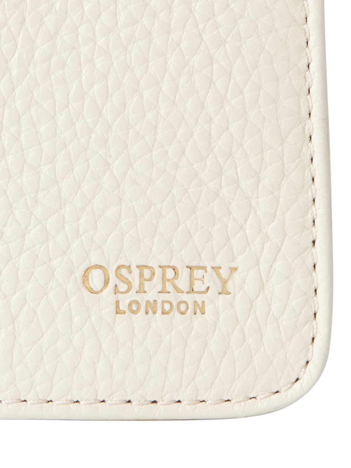 Product image 5 of 7, which shows OSPREY LONDON Harper Mini Leather Grab Bag, Dove