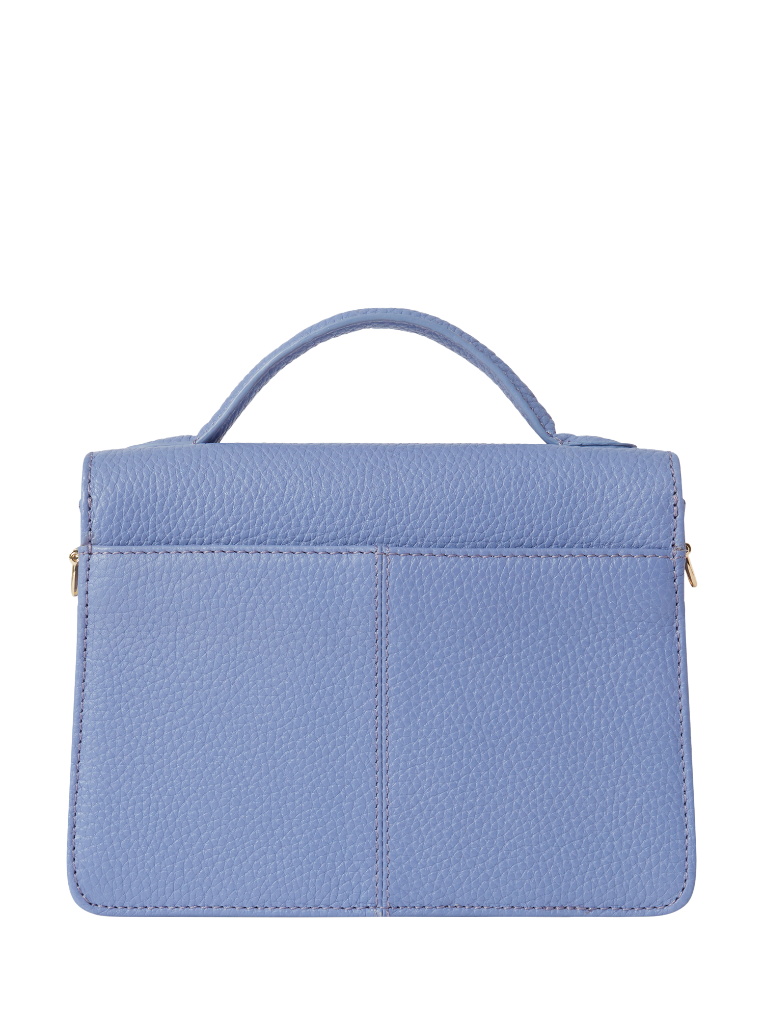 Product image 3 of 7, which shows OSPREY LONDON Harper Mini Leather Grab Bag, Lilac
