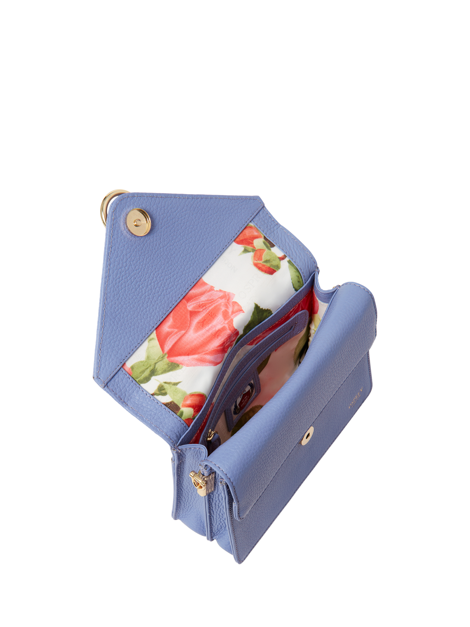 Product image 6 of 7, which shows OSPREY LONDON Harper Mini Leather Grab Bag, Lilac