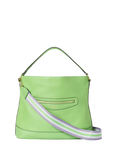 OSPREY LONDON Hendrix Leather Oversized Hobo Bag, Apple