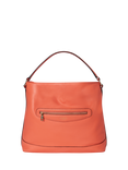 OSPREY LONDON Hendrix Leather Oversized Hobo Bag, Coral