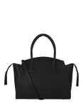 OSPREY LONDON Hickstead Leather Work Bag, Black