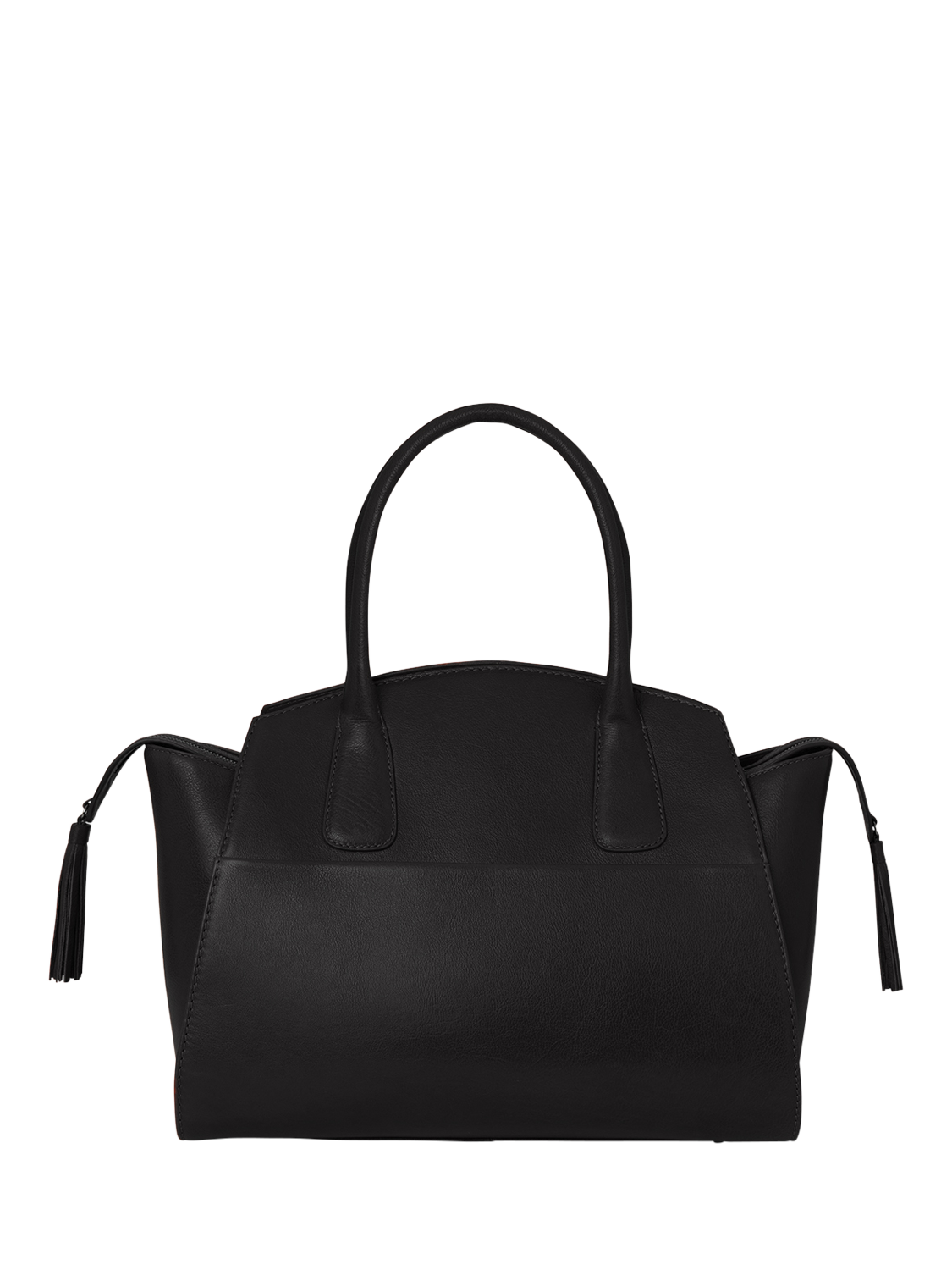 Product image 3 of 6, which shows OSPREY LONDON Hickstead Leather Work Bag, Black