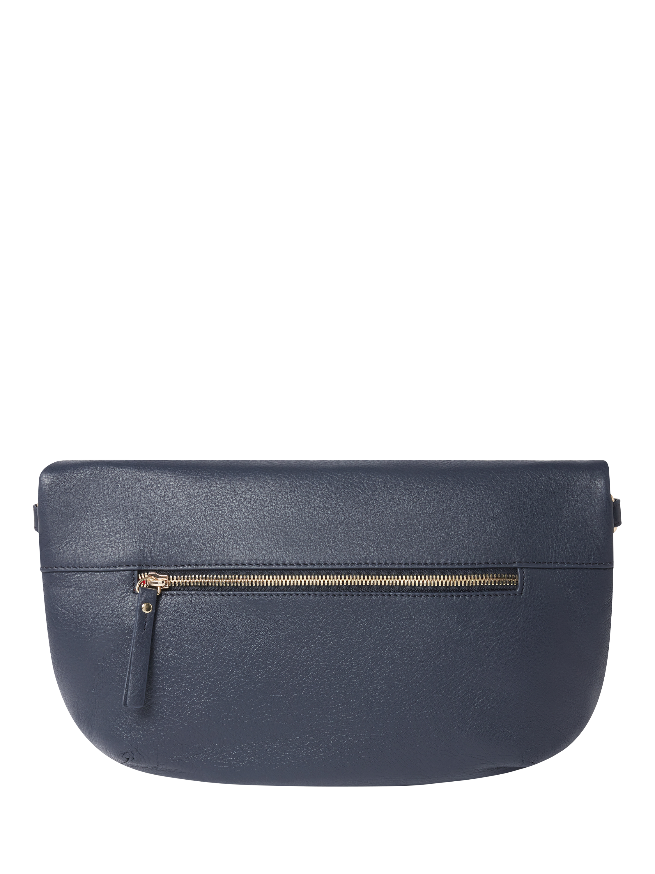 Product image 2 of 6, which shows OSPREY LONDON Milano Leather Multiway Bag, Navy