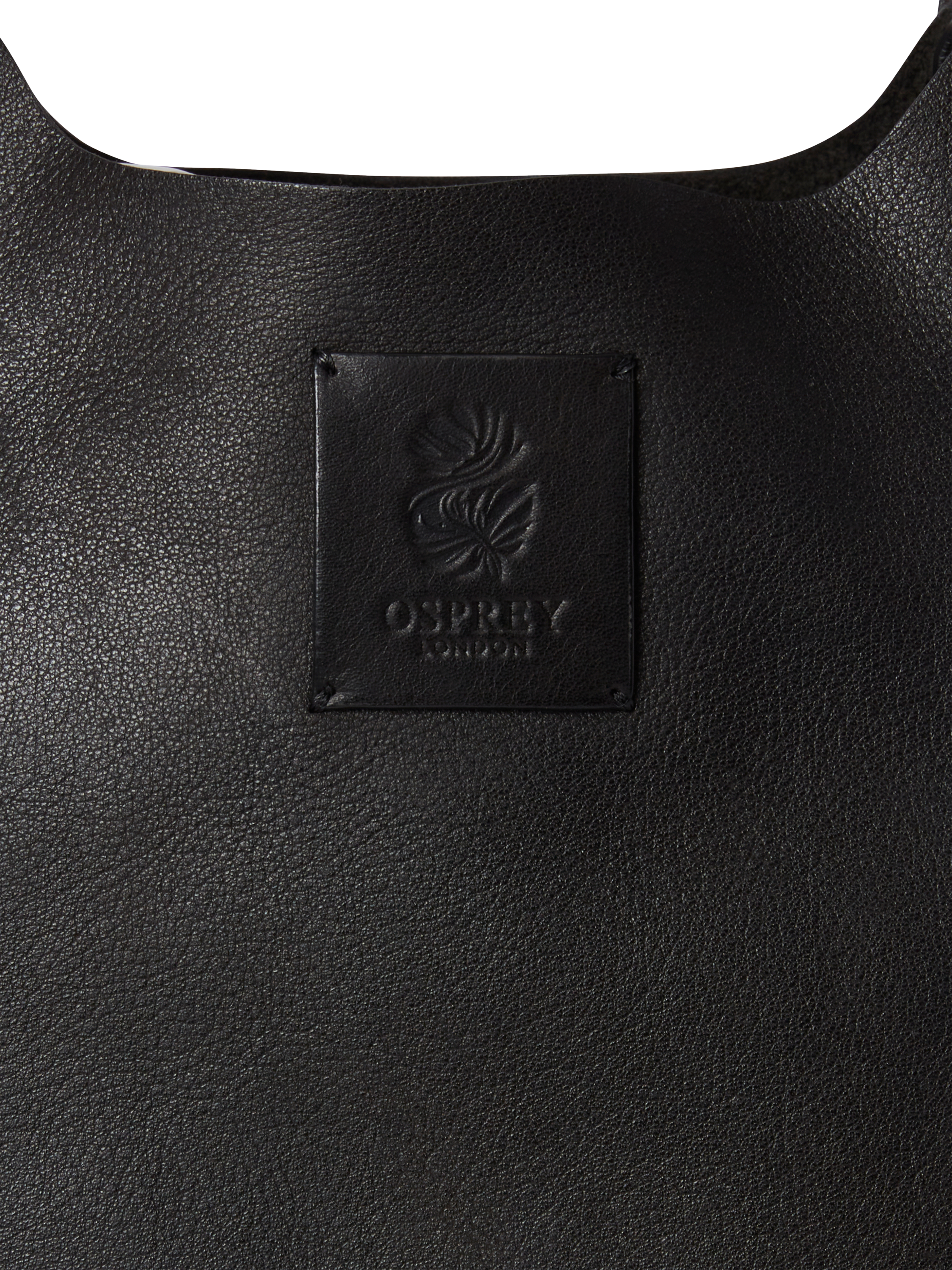 Product image 4 of 5, which shows OSPREY LONDON Monterrey Leather Tote Bag, Chestnut