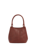 OSPREY LONDON Narissa Leather Hobo Bag, Chestnut
