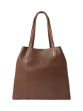 OSPREY LONDON Notting Hill Leather Tote Bag, Tan
