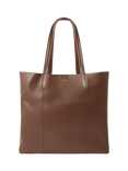 OSPREY LONDON Notting Hill Leather Tote Bag, Tan