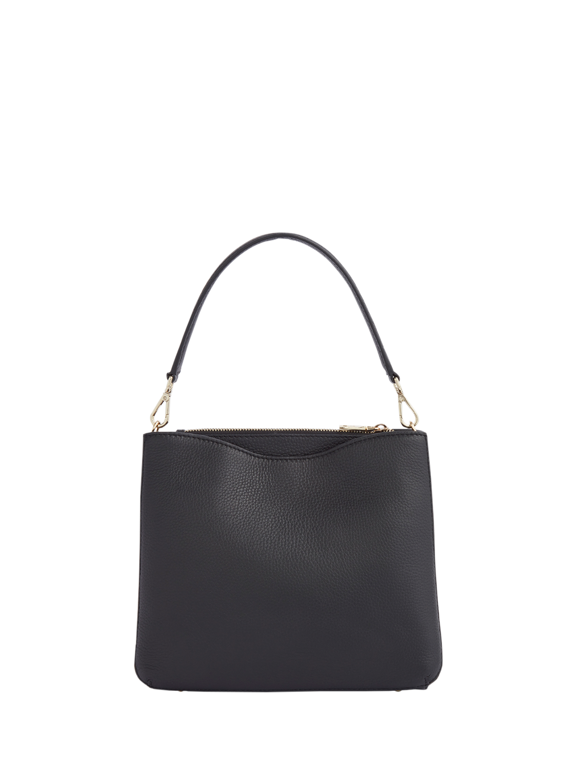 Product image 3 of 6, which shows OSPREY LONDON Winchester Leather Grab Bag, Black