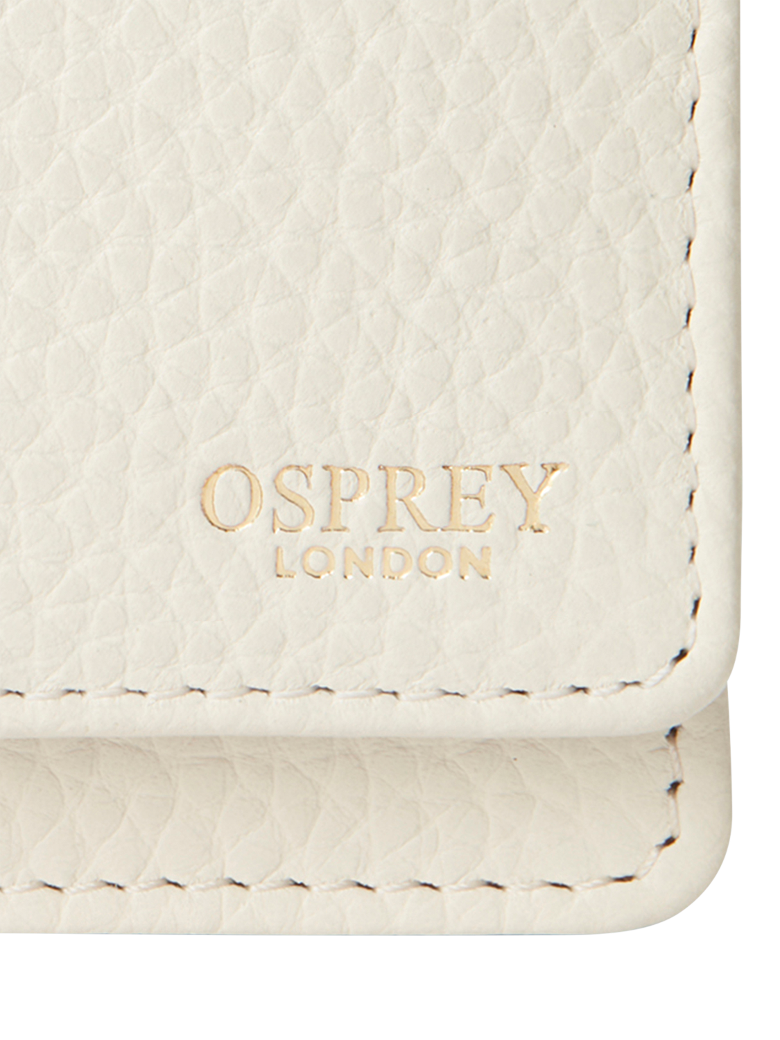 Product image 3 of 5, which shows OSPREY LONDON Harper Leather Matinee Purse, Dove