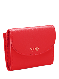 OSPREY LONDON Tilly Leather Matinee Purse, Light Red