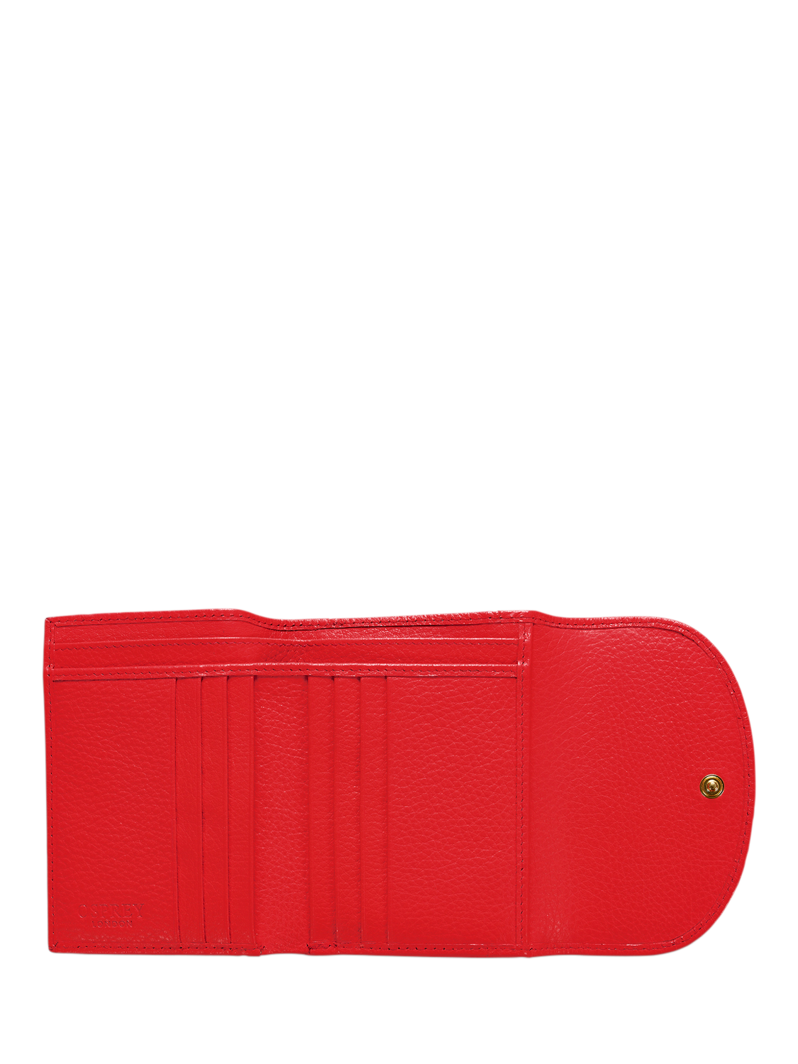 Product image 2 of 3, which shows OSPREY LONDON Tilly Leather Matinee Purse, Light Red