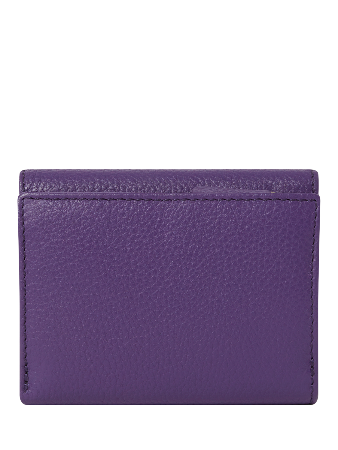Product image 2 of 6, which shows OSPREY LONDON Tilly Leather Matinee Purse, Purple
