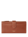 OSPREY LONDON Vintage Savanna Leather Matinee Purse, Tan