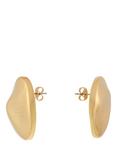 Reiss Pernilla Textured Earrings, Gold