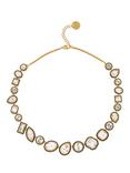 Reiss Cristiana Crystal Rock Enamel Chain Necklace, Gold