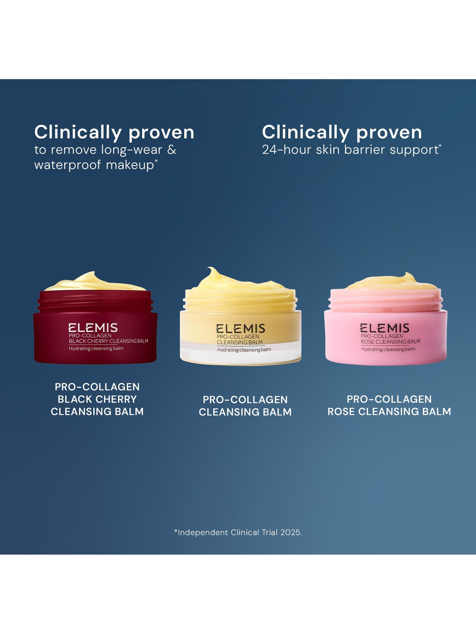 Product image 4 of 5, which shows Elemis Balm & Bright Cleansing Trio Skincare Gift Set
