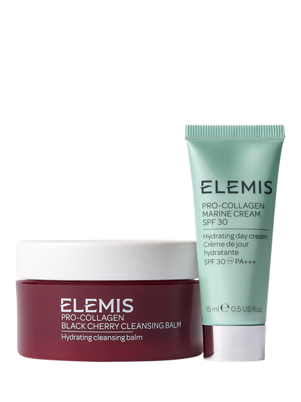 Elemis Pro-Collagen Bright Stars Cleanse & Hydrate Mini Duo Skincare Gift Set - view 2, 