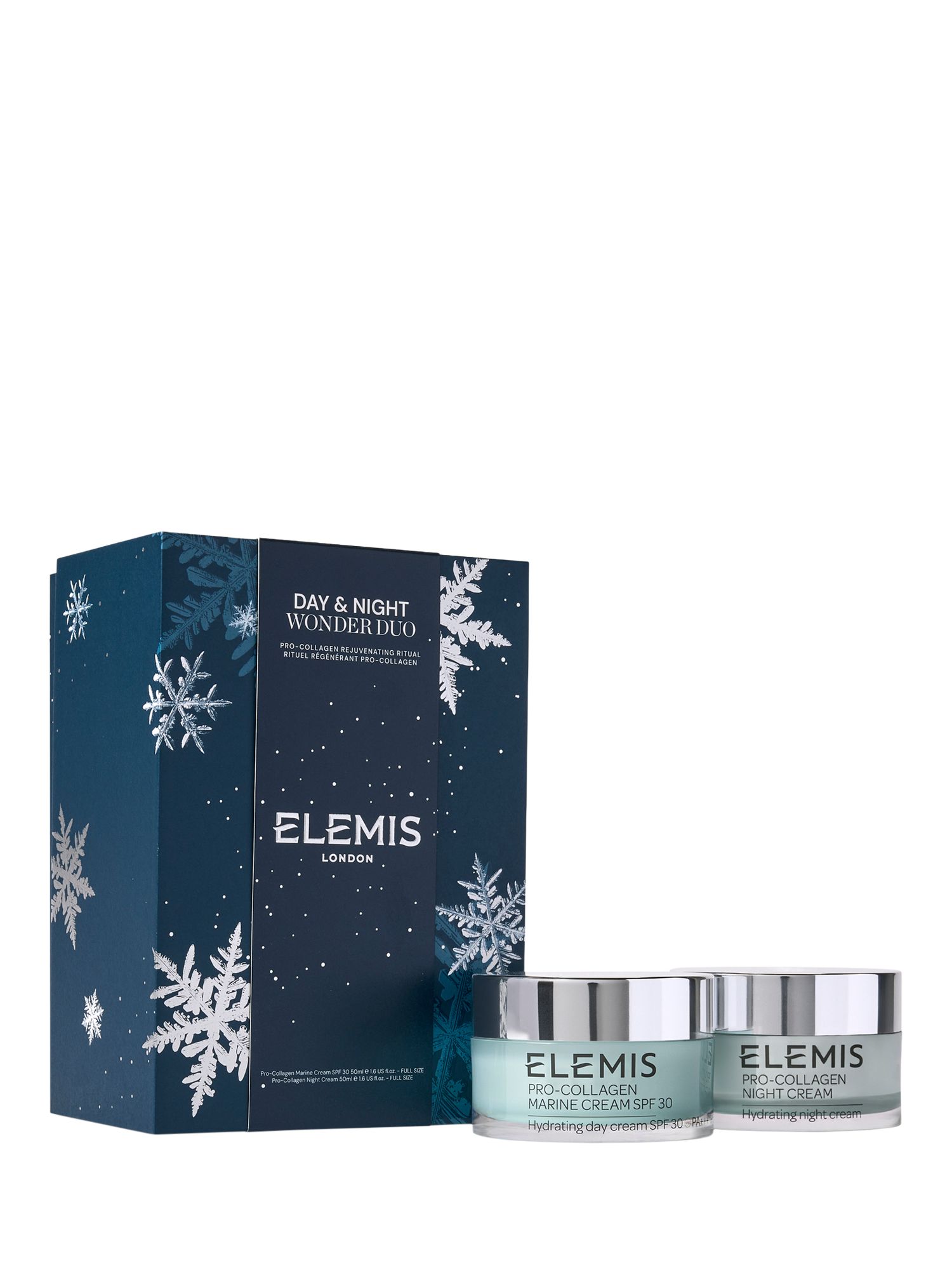 Product image 1 of 7, which shows Elemis Day & Night Wonder Duo Skincare Gift Set