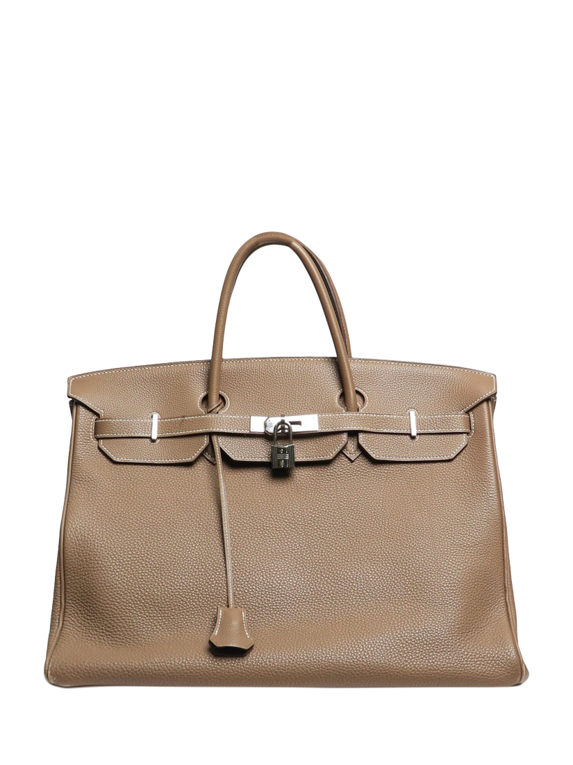 Pre-loved Hermès 2008 Birkin Etoupe Leather Grab Bag, Taupe